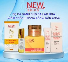 BỘ BA DÀNH CHO DA LÃO HÓA, GIẢM NHĂN, TRẮNG SÁNG, SĂN CHẮC